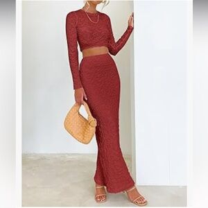 Never worn two piece set
